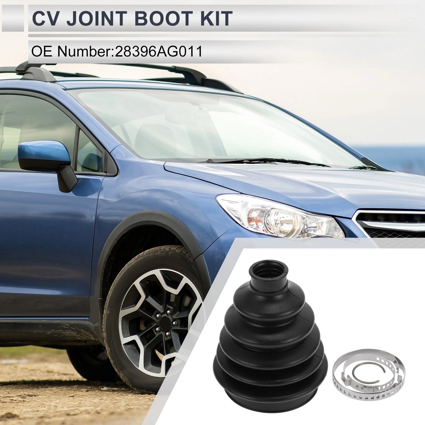 Outer CV Joint Boot Kit with Clamps for Subaru Crosstrek (2013) No.28396AG011