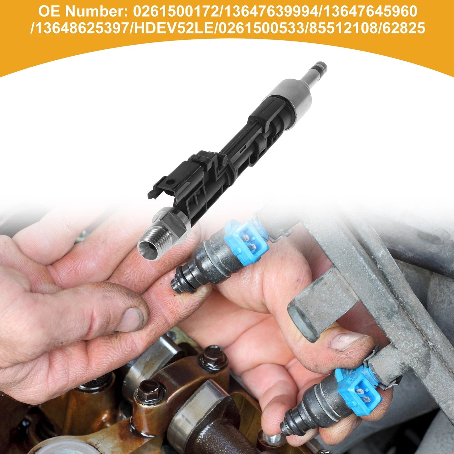1 Pc Fuel Injector No.0261500172 for BMW 228I (2014–2016)