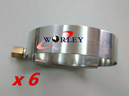 Set of 8 Turbo Pipe Hose Couplers for Universal Applications (51mm)