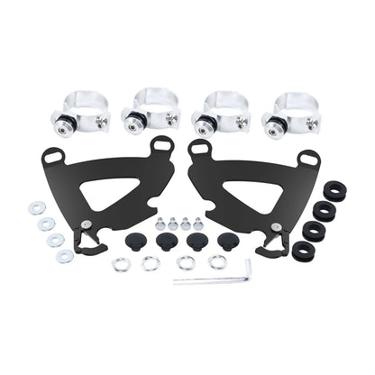 49mm Gauntlet Fairing Trigger Lock Mount for Harley Dyna Super Glide (2007-2014)