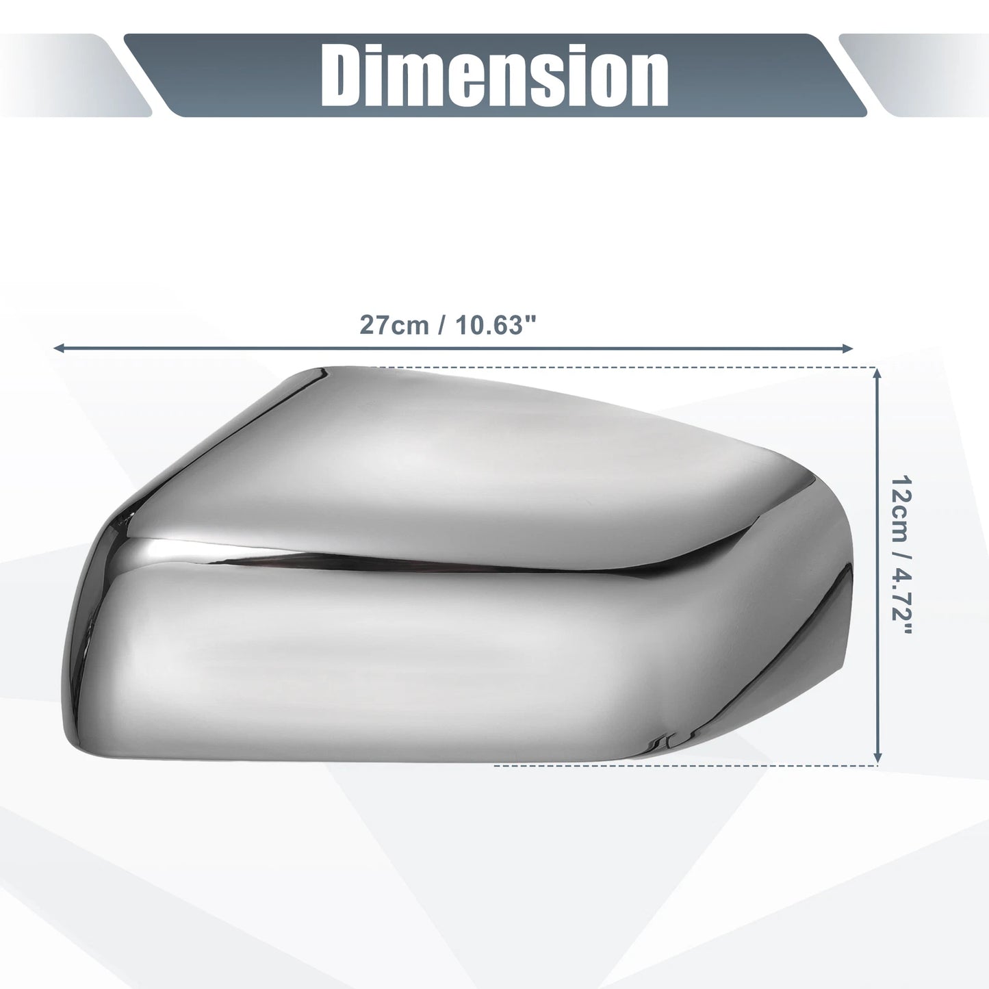 Chrome Plated Left Mirror Cover Cap for Land Rover Range Rover Sport (2005–2013)