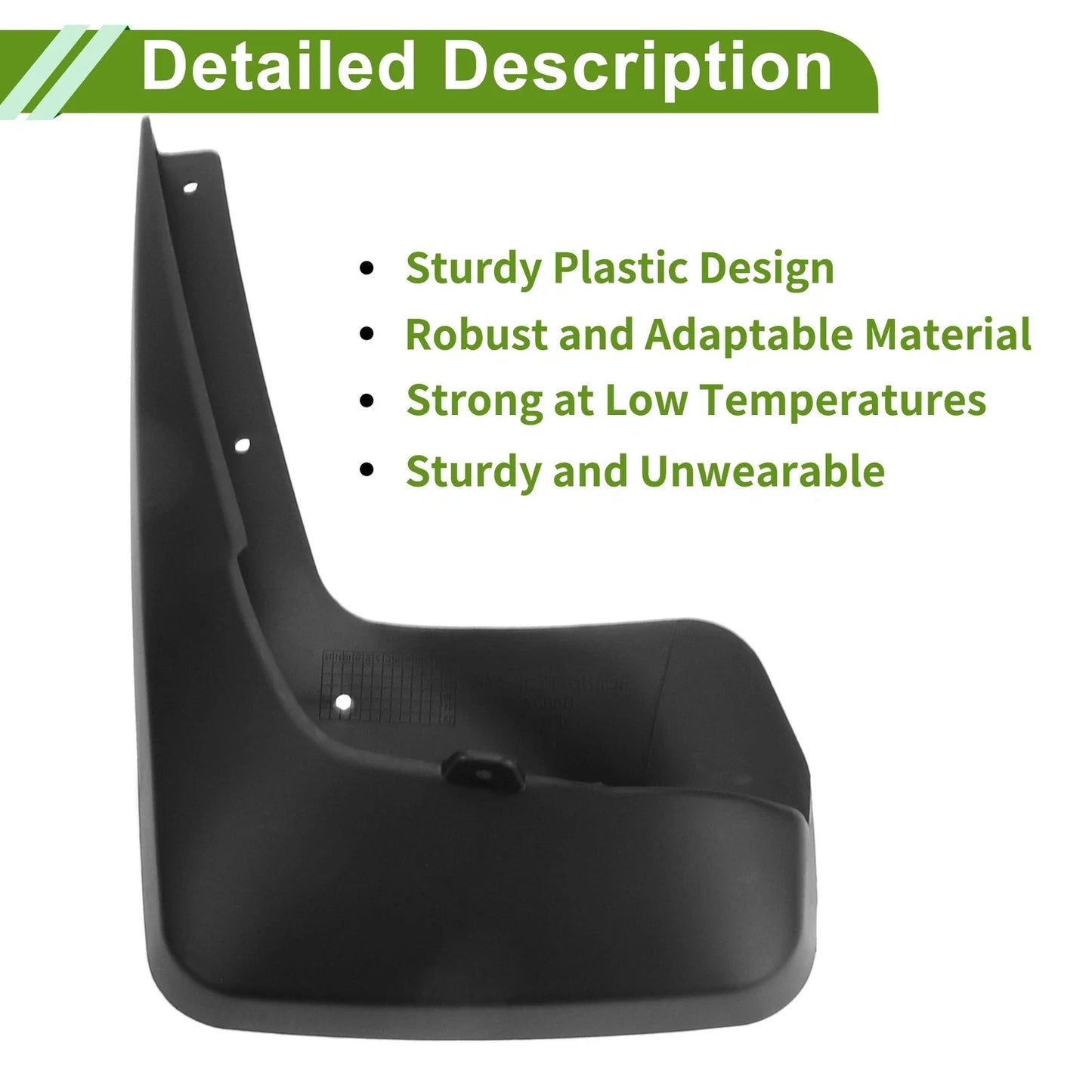 Mud Flaps Splash Guards Set for Dodge Town & Country (2011-2017)