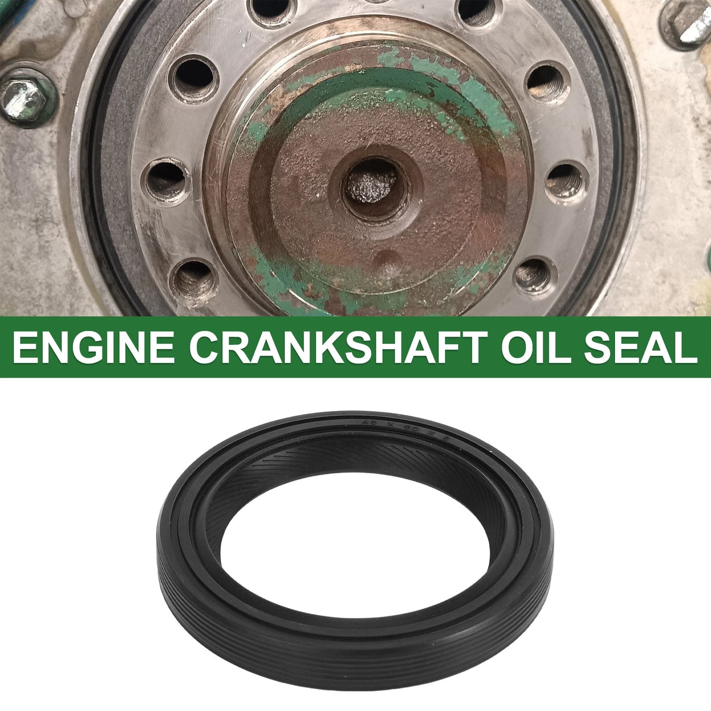 1 Pc Front Crankshaft Oil Seal for Audi A4 (2008–2020) No. 06H103085G