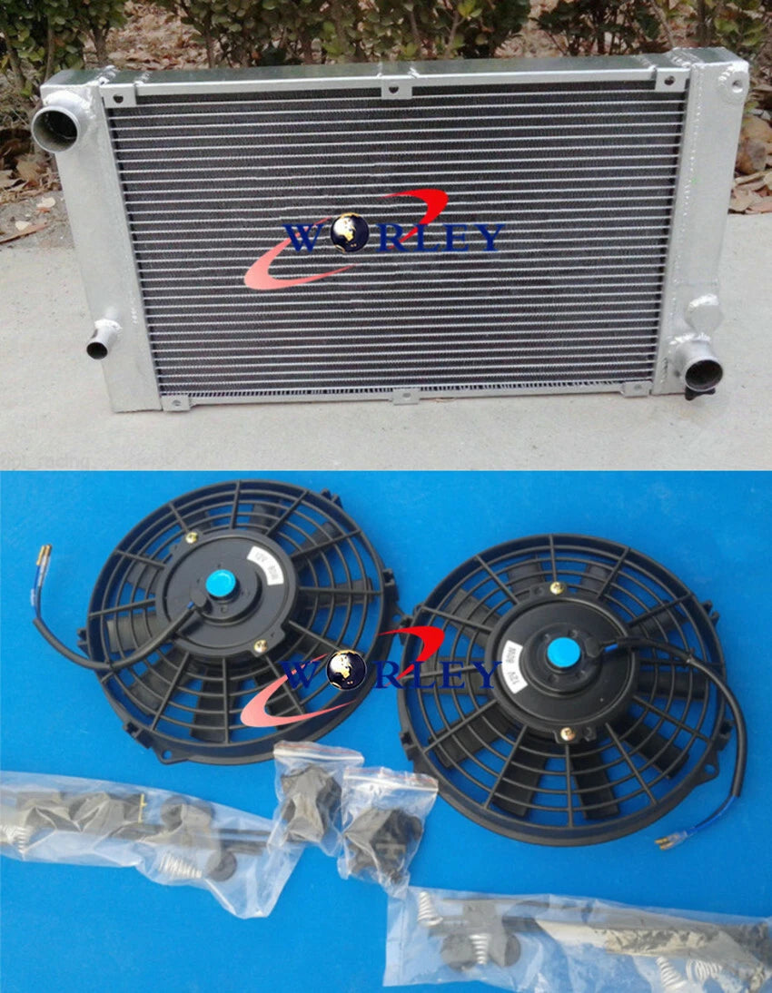Aluminum Radiator with Fan for Porsche 944 Turbo/S2 (1986–1991)