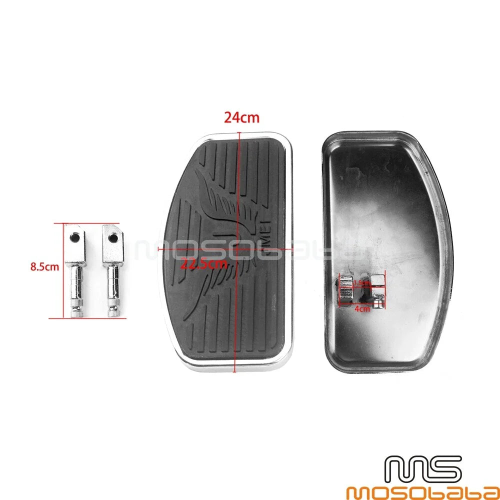 Rear Floorboards for Honda Vulcan 800/900, VTX1300T, Yamaha, Suzuki