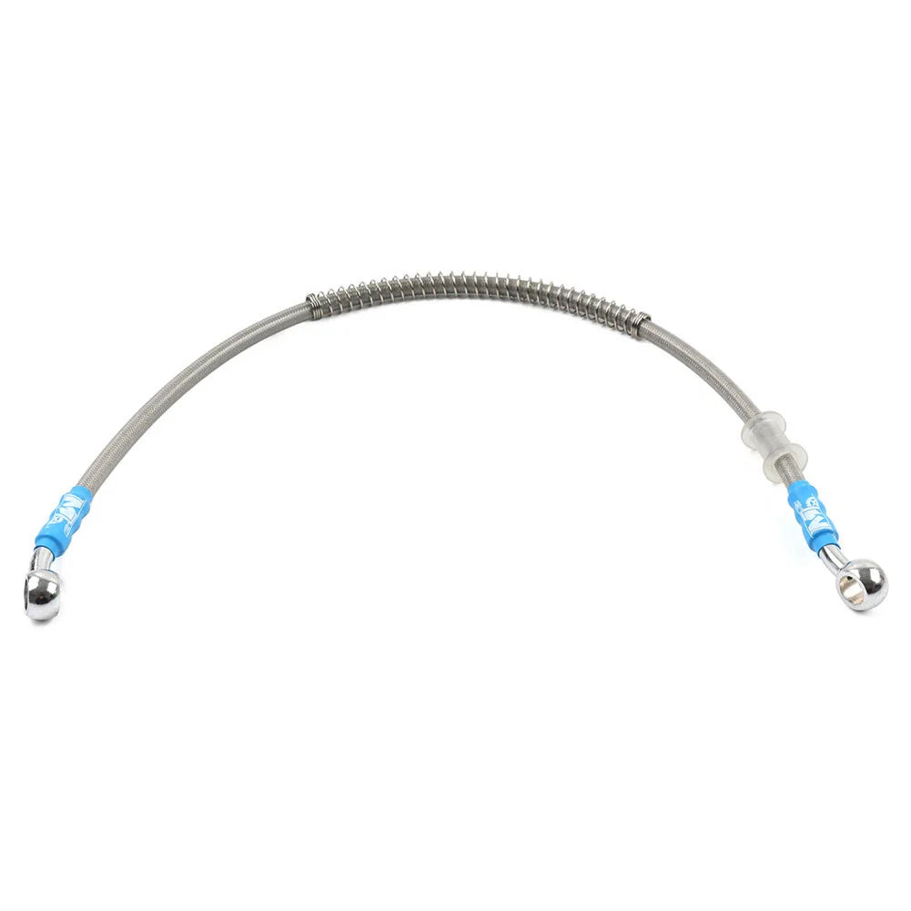 Braided Steel Brake Clutch Oil Hose Line Pipe for Motorcycle (130cm)