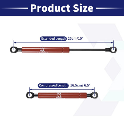 2X 10 Inch Red Lift Supports Struts Shocks Gas Spring for RV Car