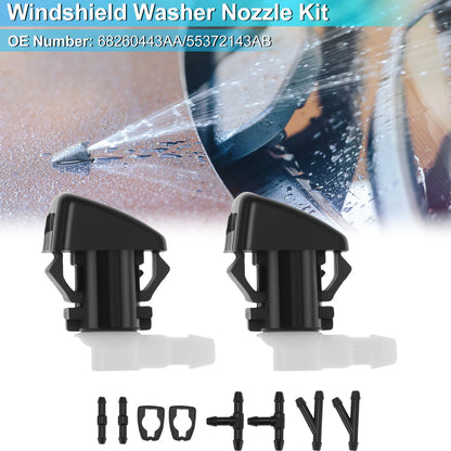 Windshield Washer Nozzle Kit for Jeep Grand Cherokee WK2 (2011–2023) 68260443AA