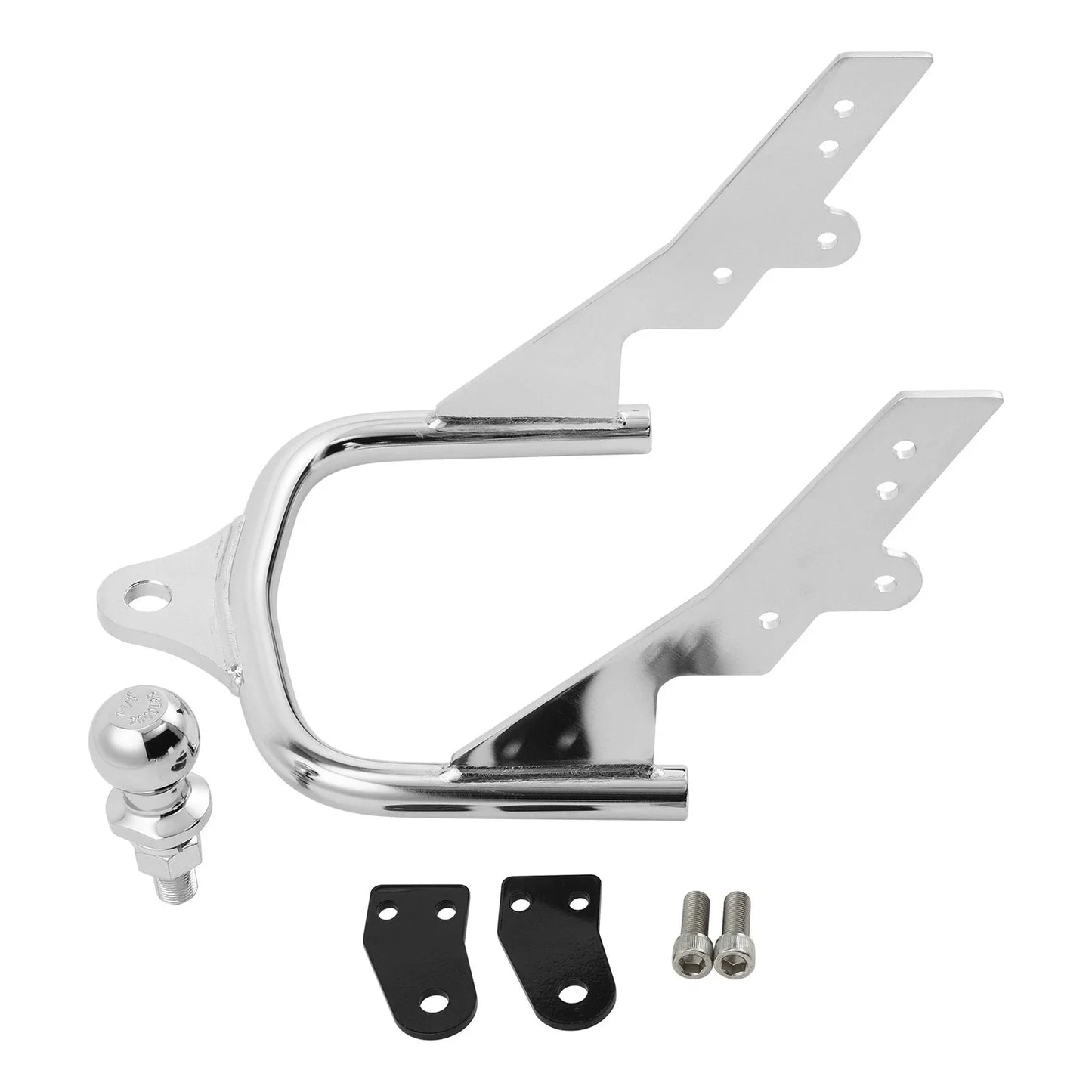 Chrome Trailer Hitch w/ Ball for Harley Electra Road King Glide (1994-2008)