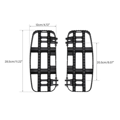 Black Driver Floorboards for Harley Touring Street Glide (2014-2024)