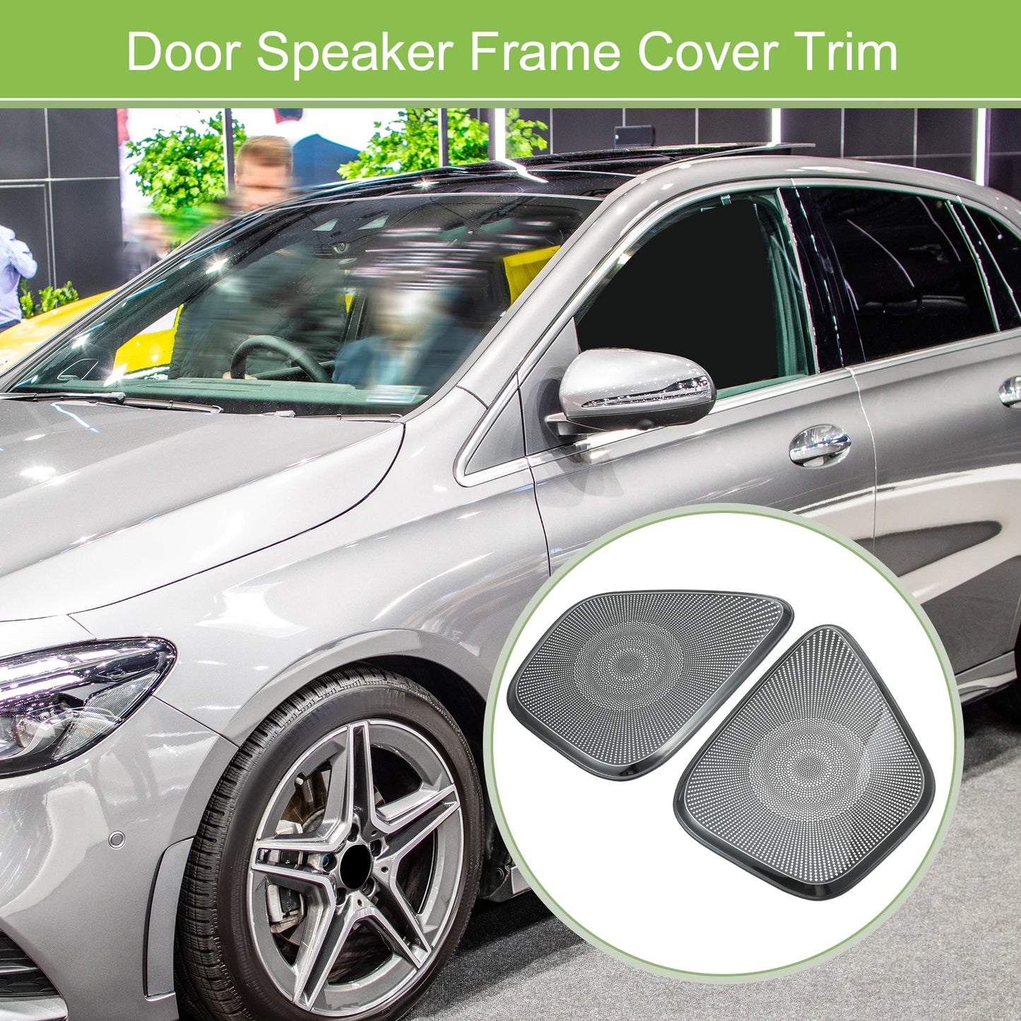 Set of 4 Door Speaker Frame Cover Trim for Mercedes Benz A B Class (2013–2020)