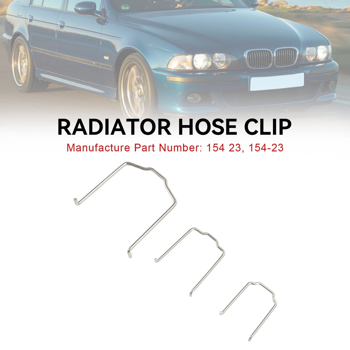 Radiator Hose Clip for BMW E39 E38 E60 E90 745Li X5 E46 325I 328I M3 540I 740Il
