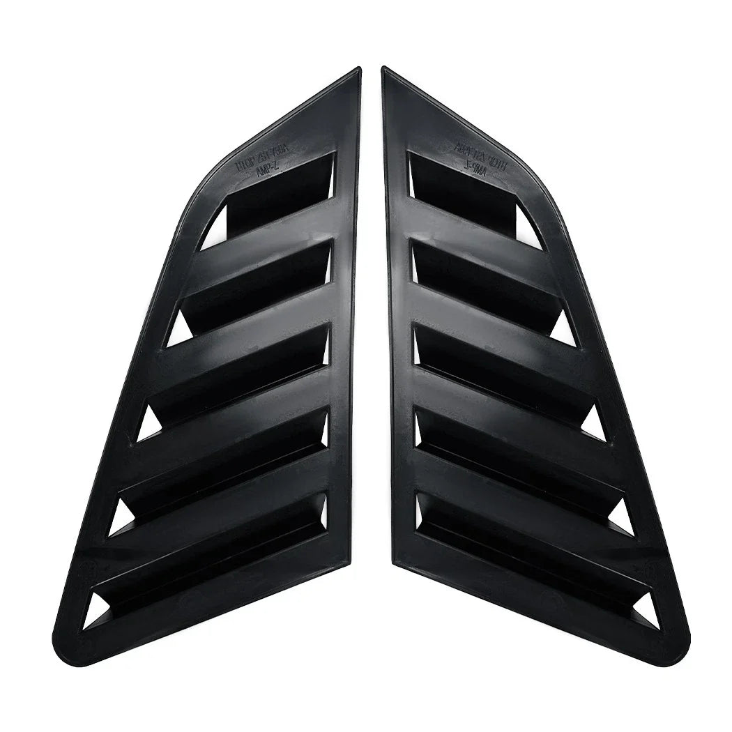 Carbon Look Quarter Rear Window Louvers for Audi A3 S3 Sportback (2021–2024)