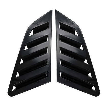 Carbon Look Quarter Rear Window Louvers for Audi A3 S3 Sportback (2021–2024)