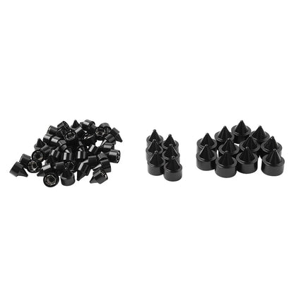 Set of 61X Engine Topper Bolt Caps Cover Black for Harley Twin Cam FLH (1999–2006)