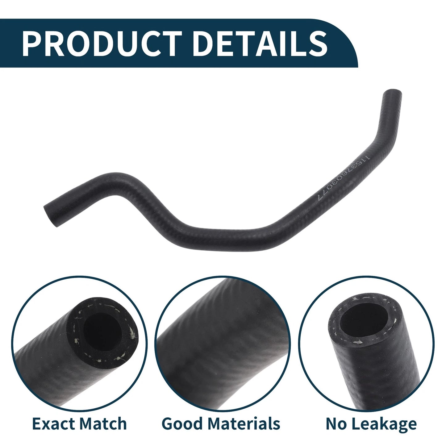 Radiator Hose No. 11537603077 for BMW F20 F21 F30 F35 F80 F31 (2011–2016)