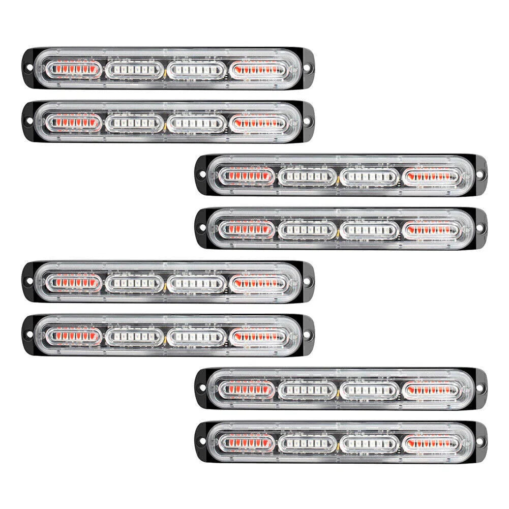4 LED Strobe Lights Emergency Flashing Beacons for Cars