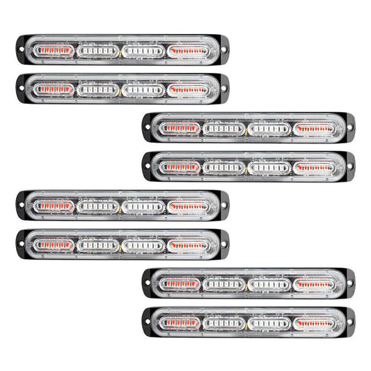 4 LED Strobe Lights Emergency Flashing Beacons for Cars