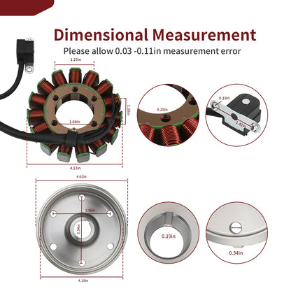 Flywheel Stator with Gasket for Yamaha Grizzly 700 (2007–2008)