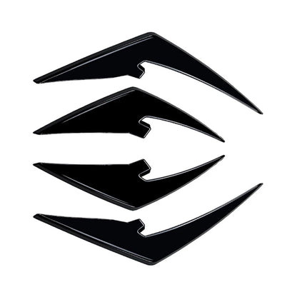 1 Pair ABS Front Bumper Splitters for BMW M3 M4 G80 G81 G82 G83 (2021-2024)