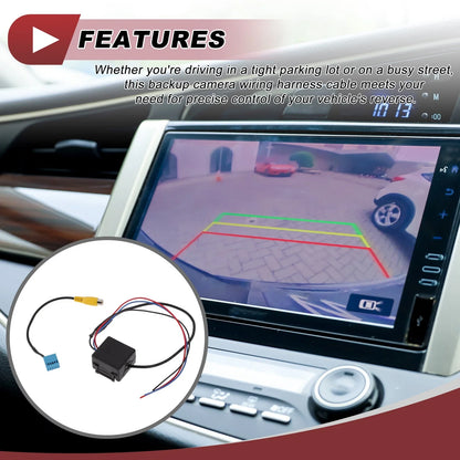 Rear View Camera Adapter Wire Harness RCA for VW & BMW