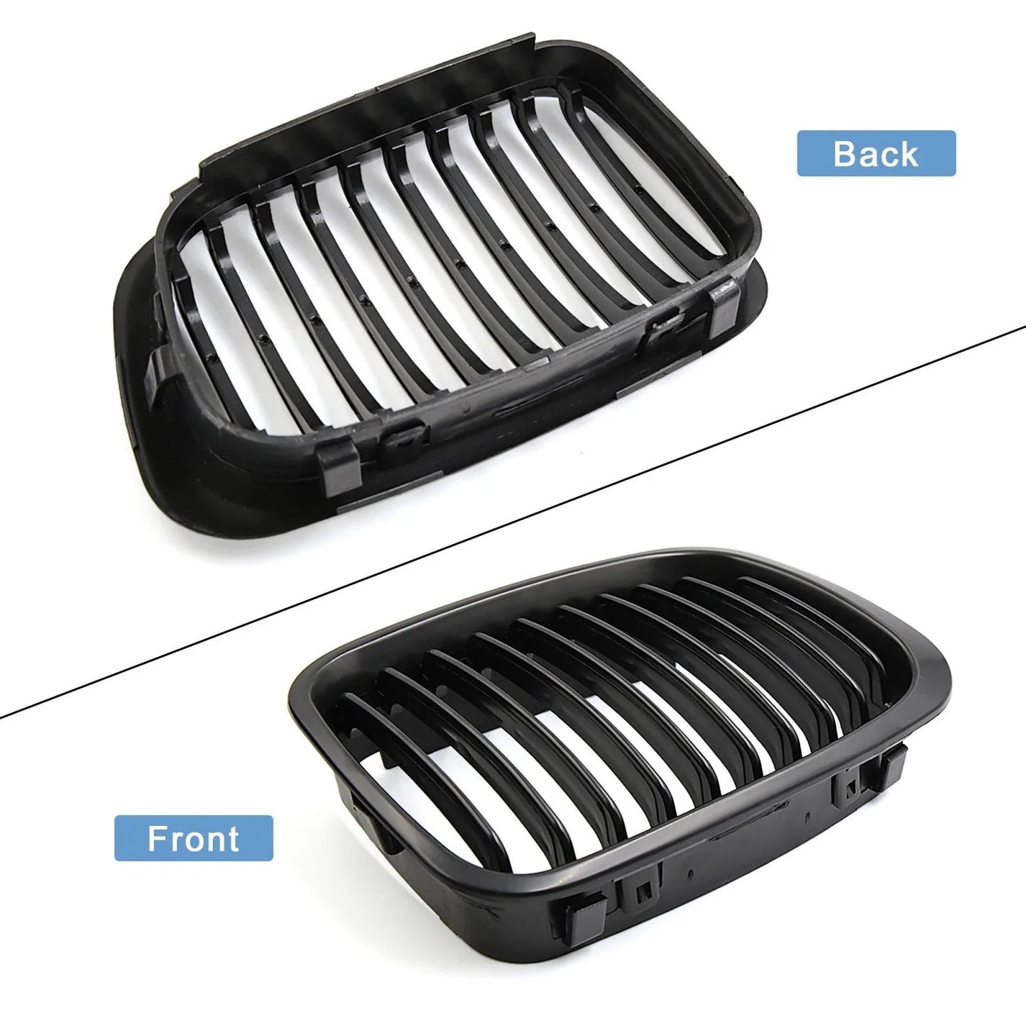 Matte Black Front Upper Kidney Grille for BMW 325i 325xi 330i 330xi