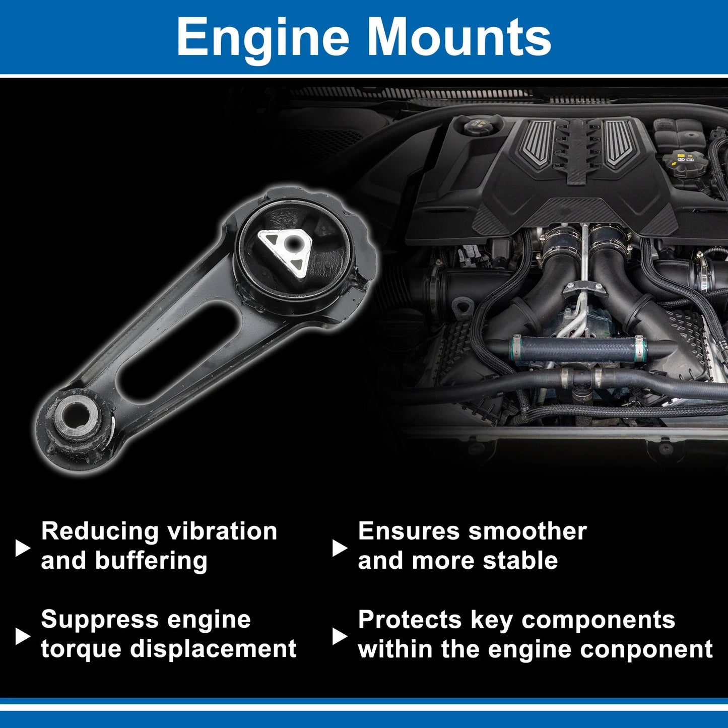 Engine Motor Mount for Nissan Note E2 HE12 HR12DE EM57 (2017–2020)