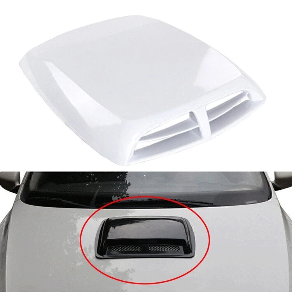 Universal Black Air Flow Intake Hood Scoop Vent Cover