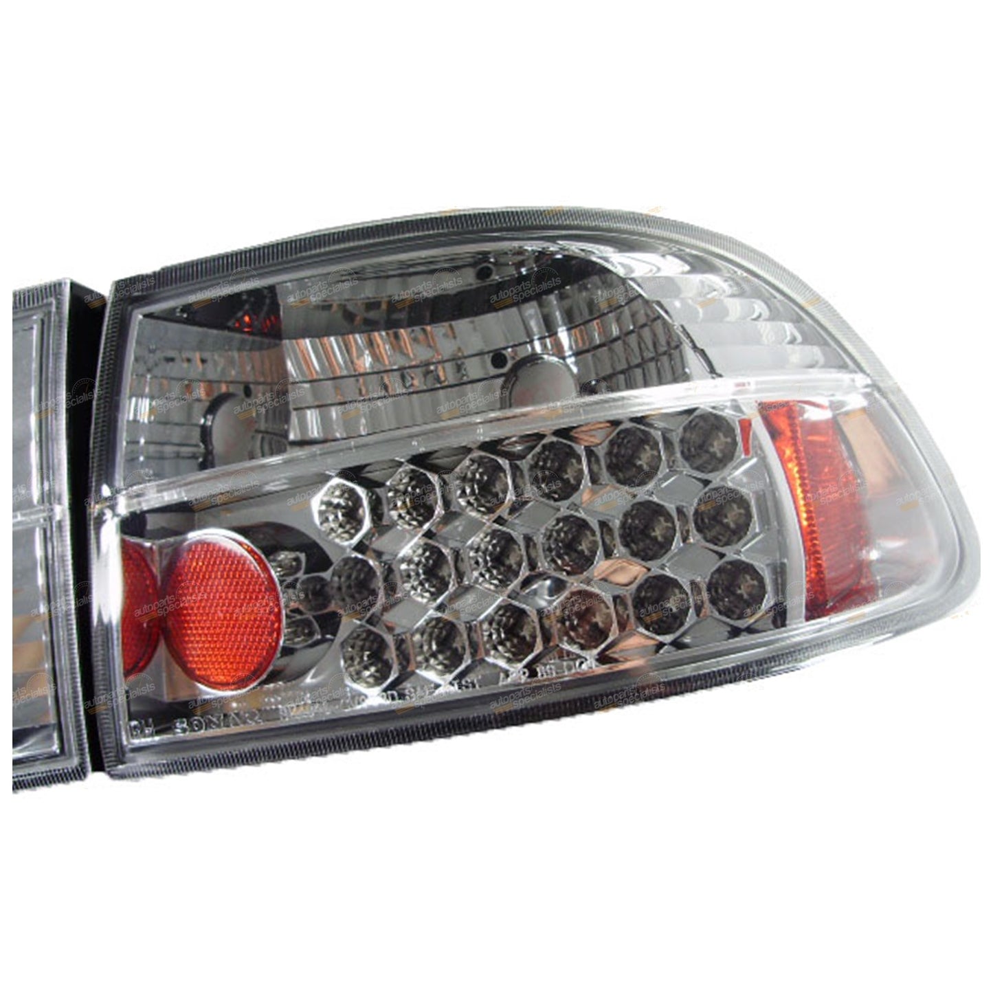 Set of 2 Clear LED Tail Lights for Honda Civic EG/EH 5D (1991–1995)