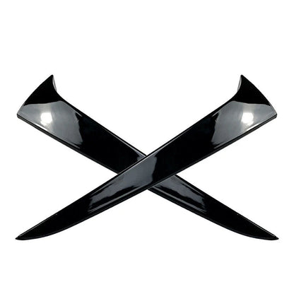 Gloss Black Rear Window Side Wing Trim Covers for Skoda Kamiq (2019-2023)