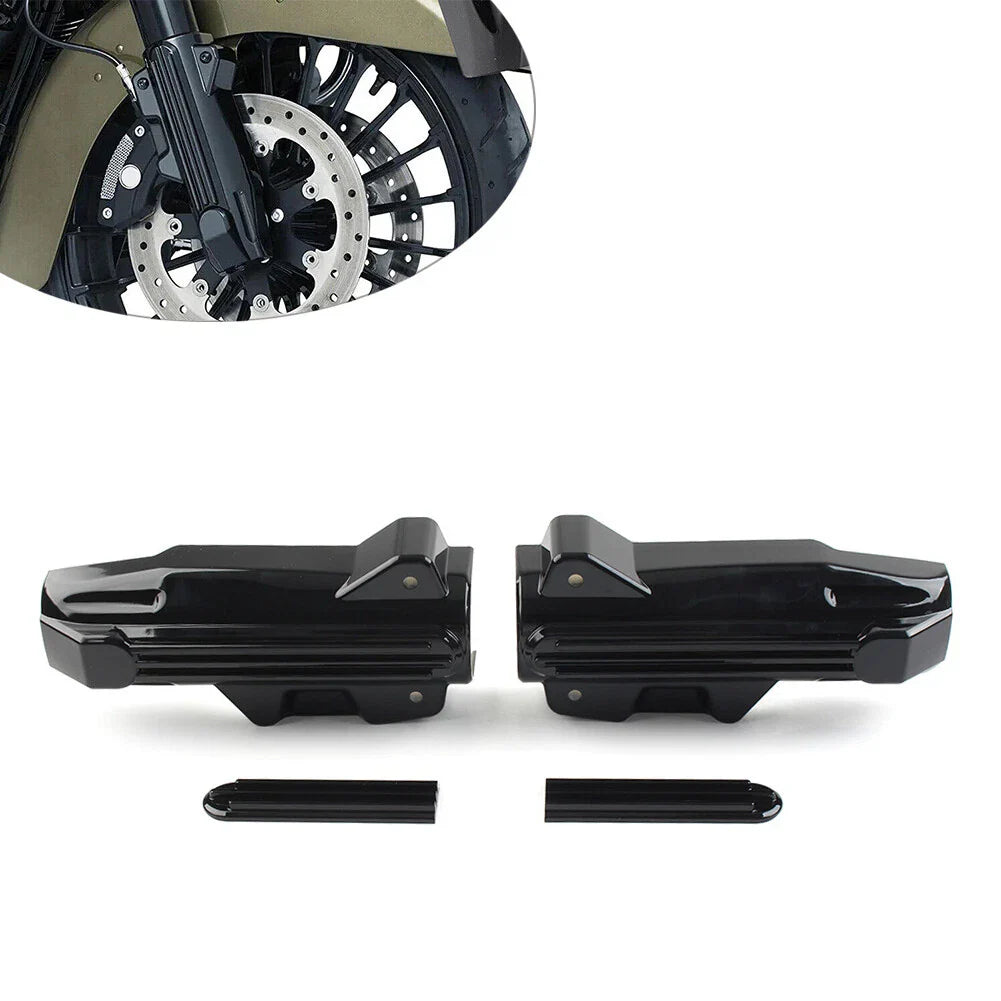 Fork Slider Accents & Lower Fork Covers for Harley Electra Street (2014-2023)