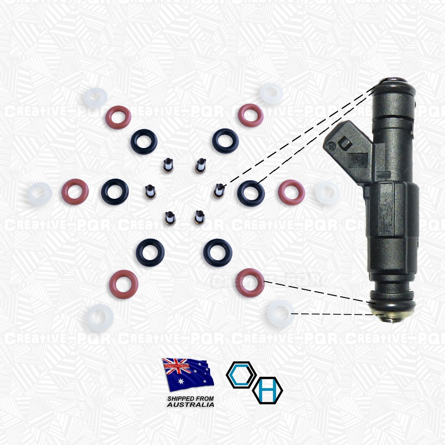 Injector Service Kit for Ford Fairlane Falcon LTD (2002–2008)