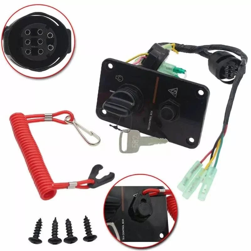 Key Switch Panel for Yamaha Outboard (Fit 704-82570-08-00)