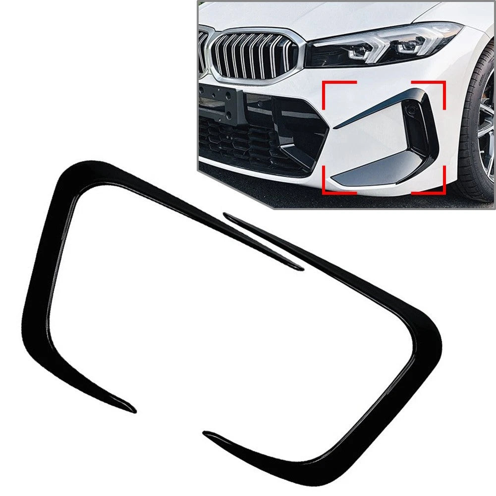 Front Bumper Side Spoiler Splitter for BMW 3 Series G20 G21 LCI M Sport (2023–2023)