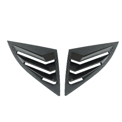 Rear Quarter Glass Duct Louver Vent Covers for Toyota Supra (2019-2025)