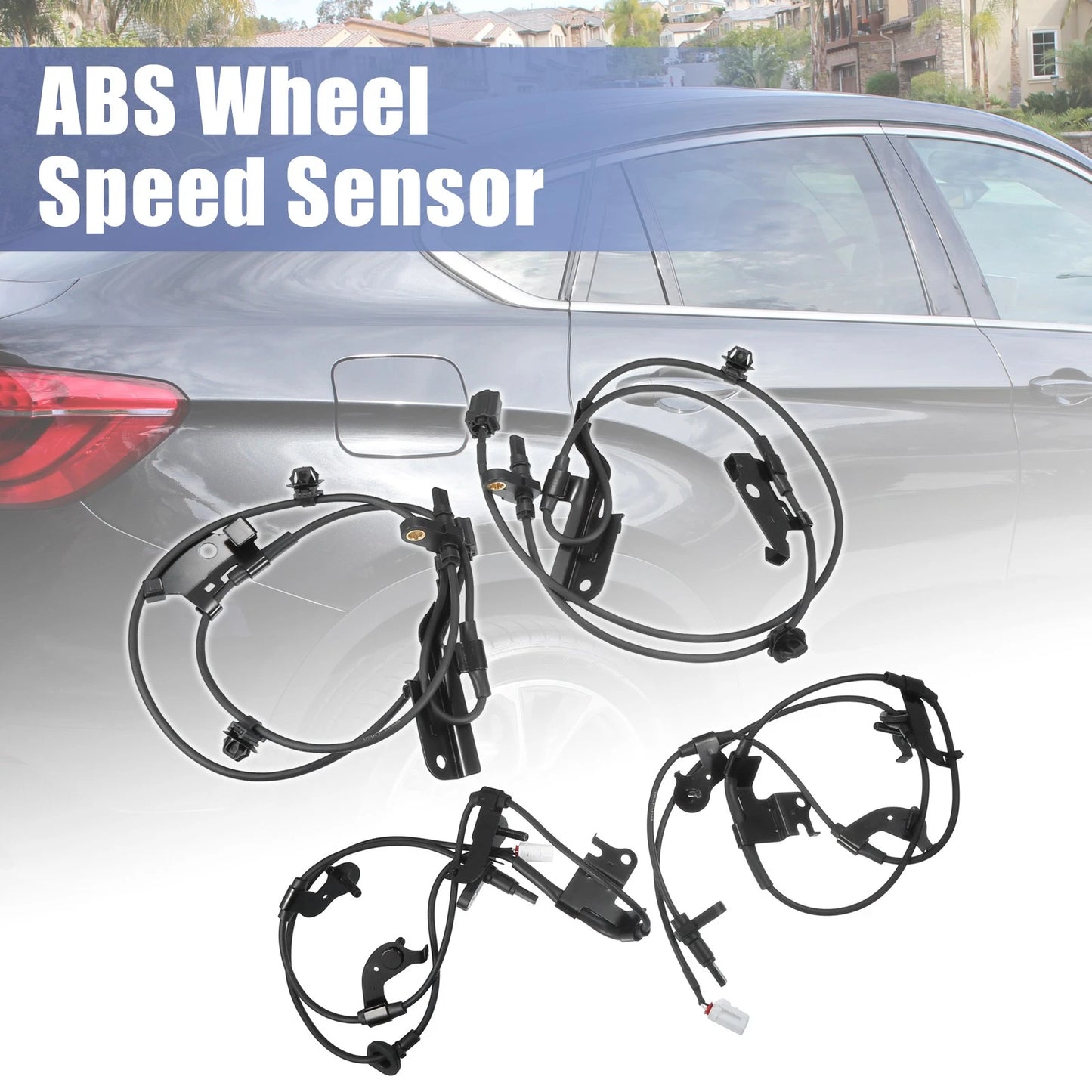 Set of 4 ABS Wheel Speed Sensors for Toyota RAV4 (2014–2018)
