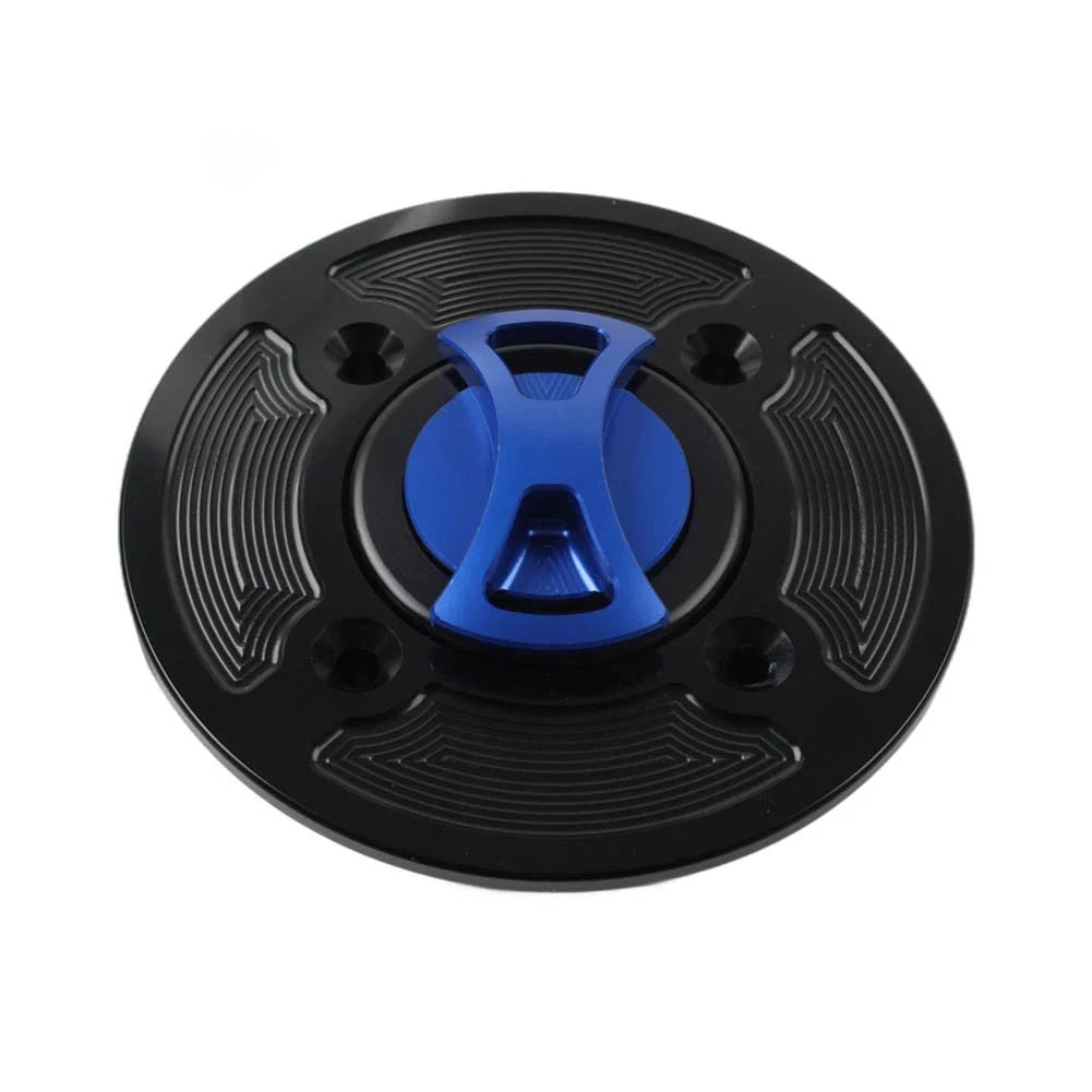 Blue Fuel Gas Tank Cap Cover for APRILIA RSV1000, Tuono V4R, RSV4 R (04-17)