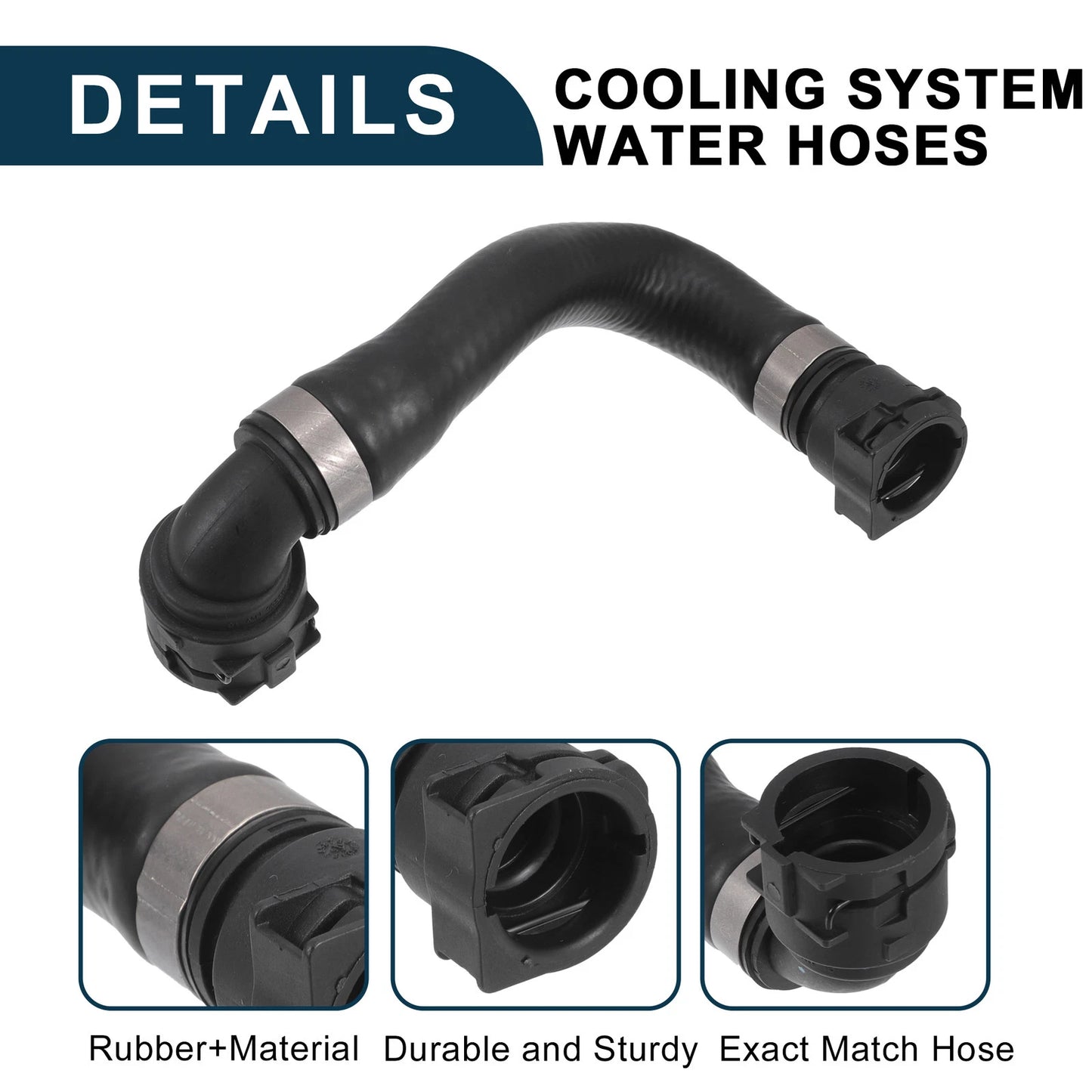 Radiator Hose for BMW 530i xDrive 2.0L (2017–2020) No. 17127640287