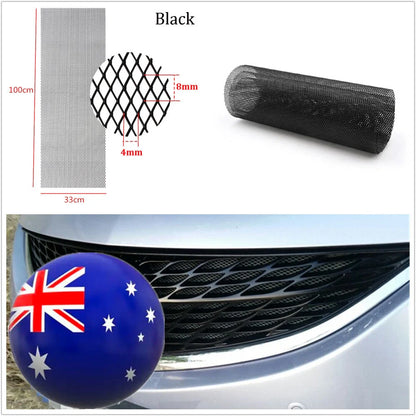 Aluminium Grille Net 39"x13" Mesh Grill Cover for Car Fender Bumper AU