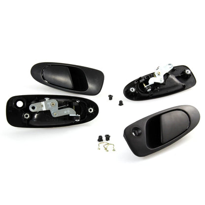 Set of 4 Outer Exterior Door Handles for Honda Civic (1992–1995)