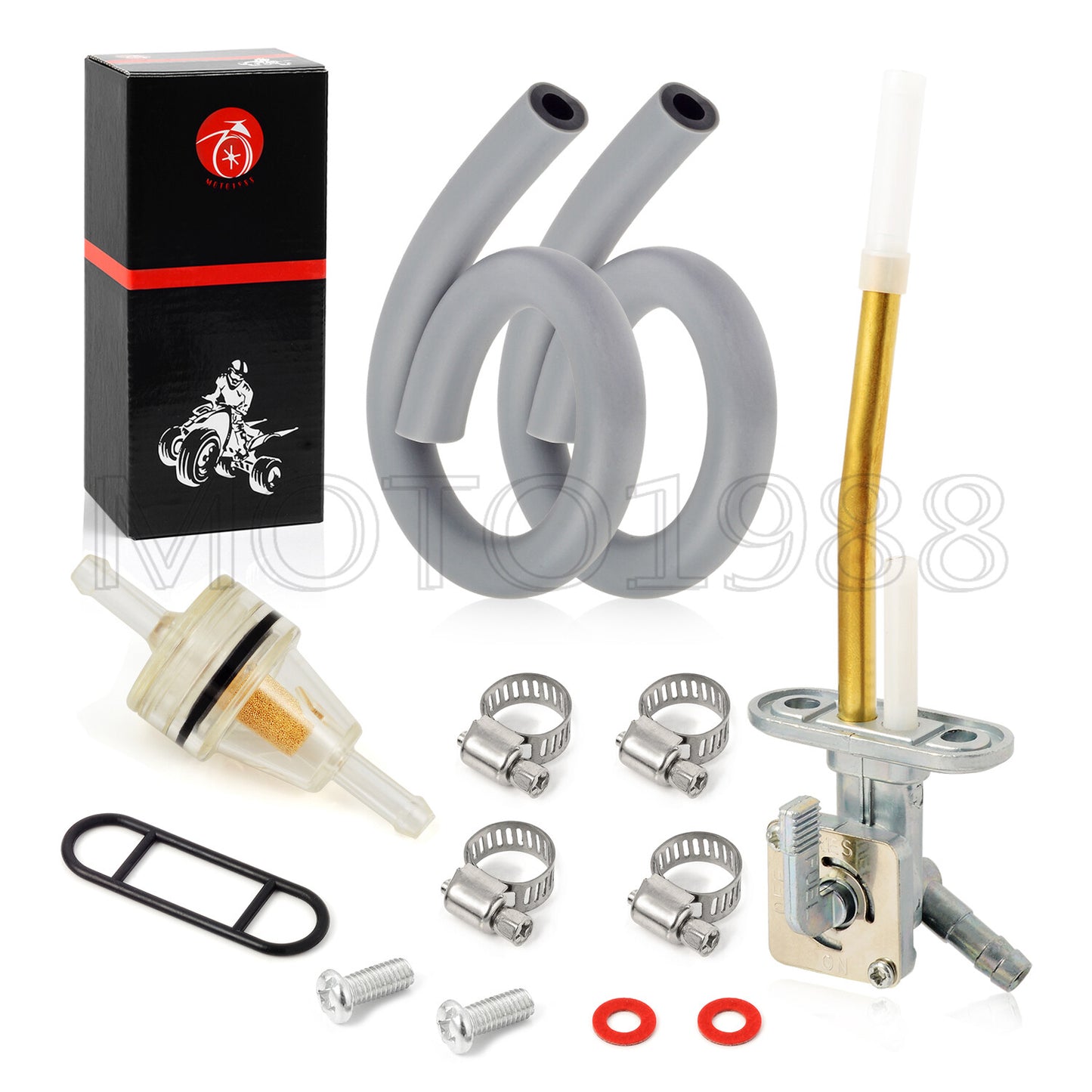 Fuel Valve Petcock Kit for Kawasaki Bayou 300 4X4 (1989–2005)