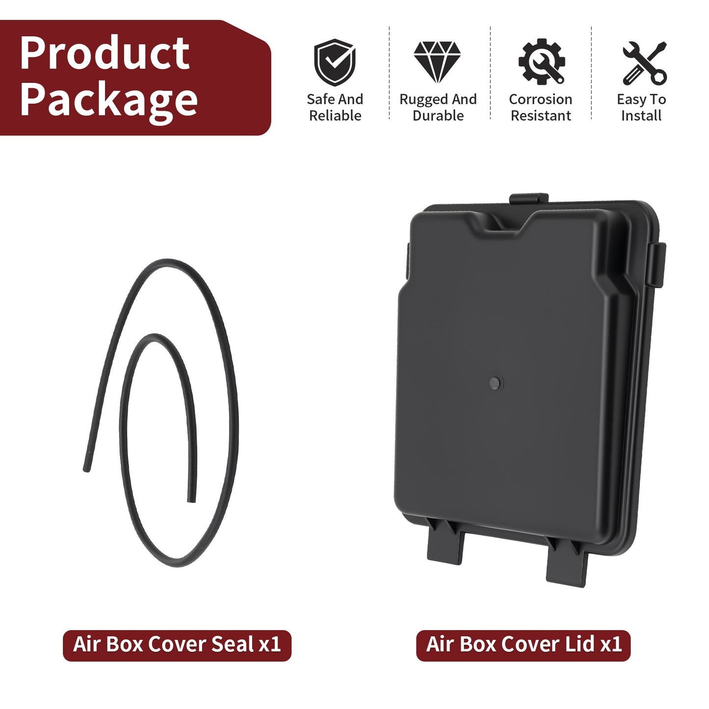 Air Box Cover Lid with Seal for Yamaha Big Bear 250/400 (1990–2006)