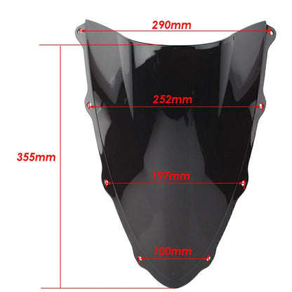Ducati 1299 Windshield Windscreen A1 Blue ABS Plastic (2015-2019)