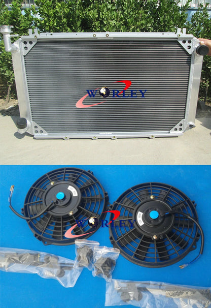 Aluminum Radiator with Fan for Nissan Patrol GQ Y60 (1997–1999)