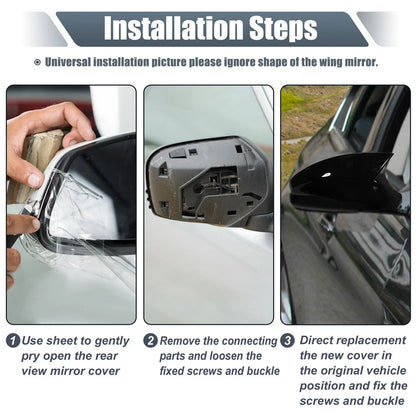 Left Side Car Mirror Cover Cap for Honda Fit (2009-2013)