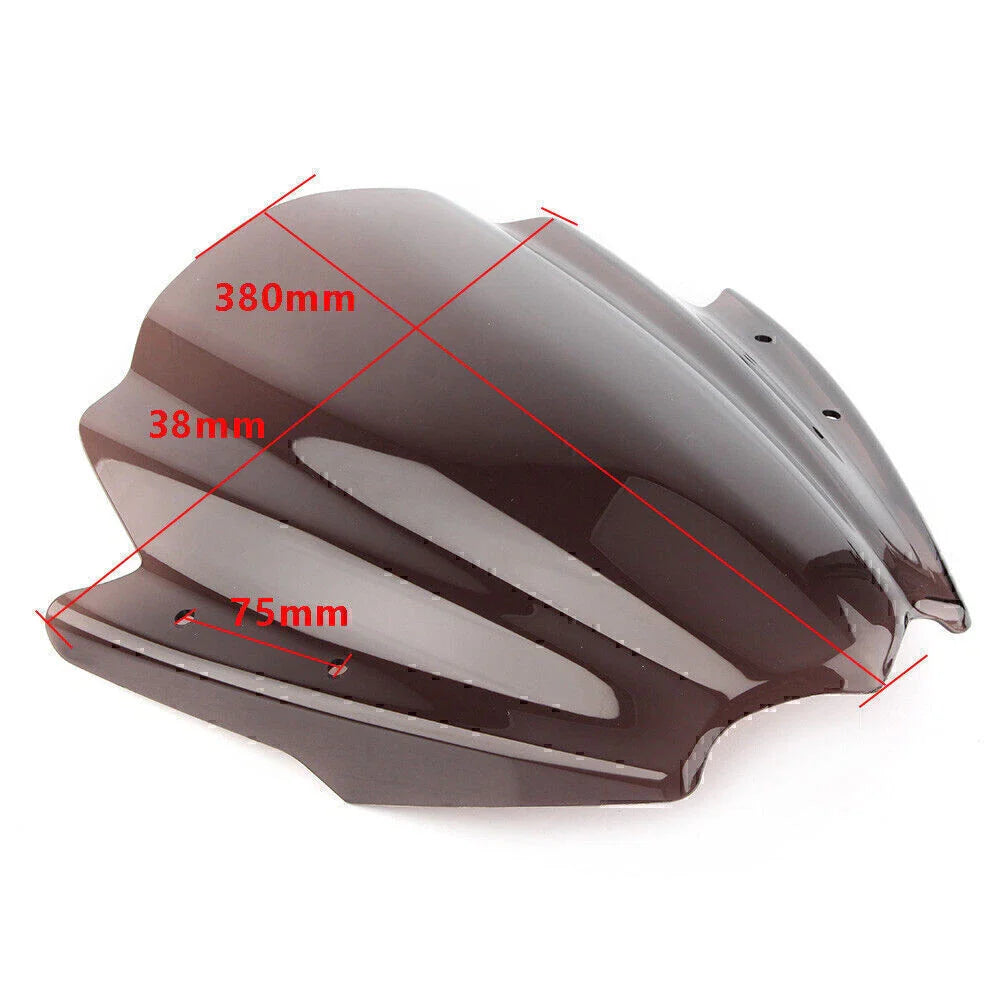 Windshield for Motorcycle 7/8" or 1" Handlebar Tan