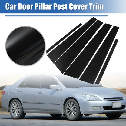 Glossy Black Car Door Window Pillar Post Covers for Honda Accord (2003-2007)
