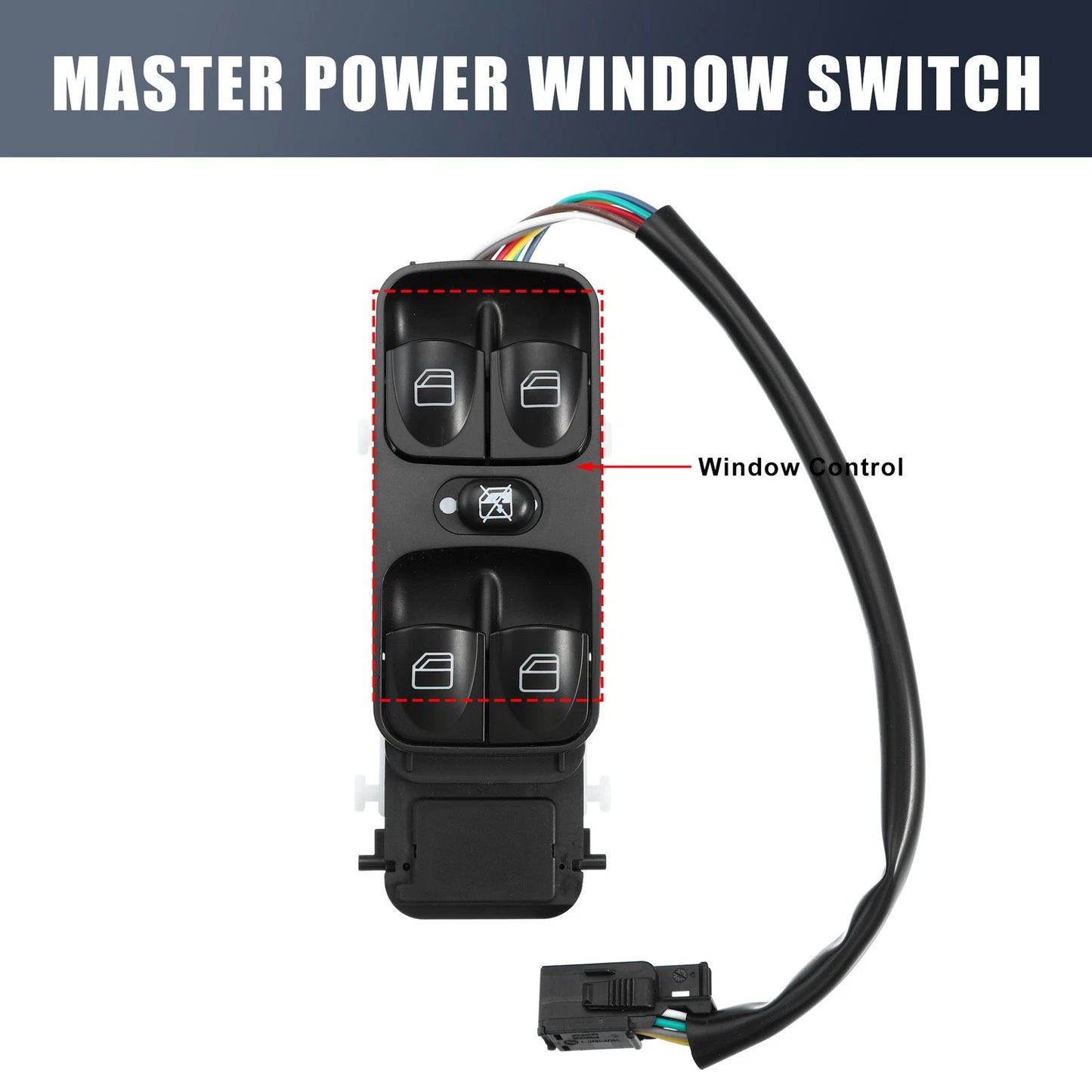 Master Power Window Switch A4638202210 for Mercedes-Benz G500 (2002–2008)