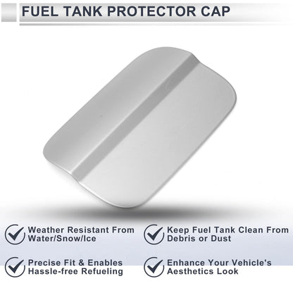 Fuel Tank Door Cap for Audi A6 (2012–2018) Fuel Filler Flap Cover Silver