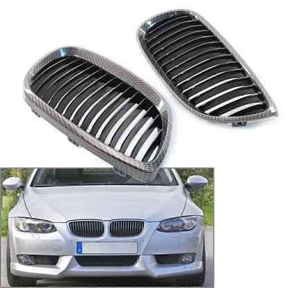 Left & Right Front Kidney Grille for BMW E92 E93 2DR LCI (2006-2009)